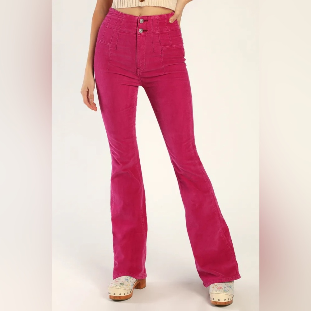 Free People Corduroy Flare pants (26) - Picture 7 of 16